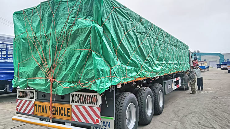3 Axle Flatbed Semi Trailer For Sale in Ghana