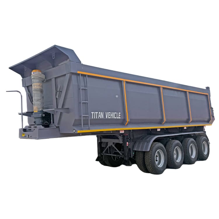 4 Axle Semi Dump Truck