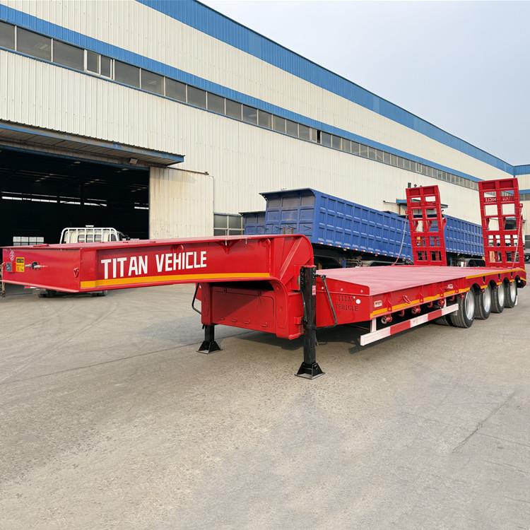 4 Axle 100 Ton Low Bed Trailer