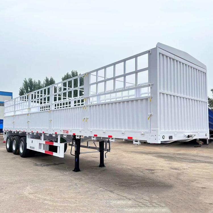 60 Ton Fence Cargo Truck Trailer