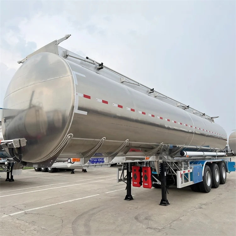3 Axles 40000 Liters Aluminum Tankers Trailer