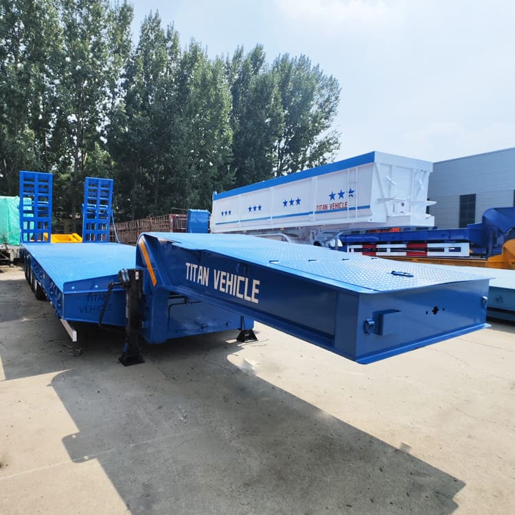 4 Axle Truck Lowbed Trailer