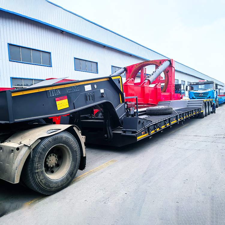 3 Axle 80 ton Detachable Gooseneck Trailer
