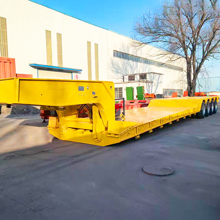 4 Axle 100 ton Removable Gooseneck Trailer