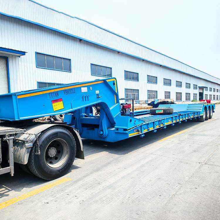 3 Axle Detachable Gooseneck Lowboy Trailer