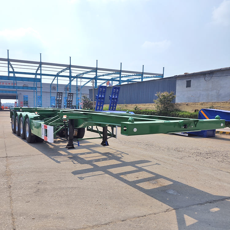 4 Axle 12m Skeletal Trailer