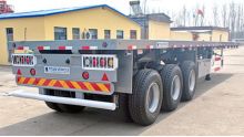 3 Axle Flatbed Semi Trailer