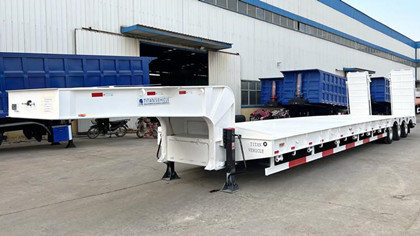 Tri Axle Low Bed Semi Trailer